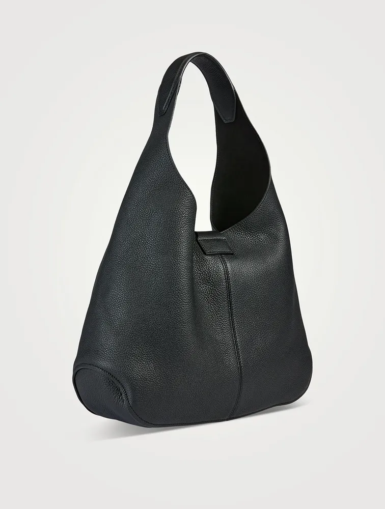 Gancini Leather Shoulder Bag