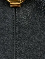 Gancini Leather Shoulder Bag