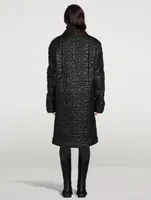 Moose Knuckles x Telfar Quilted Leather Peacoat