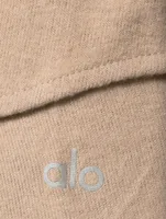 Amelia Cropped Long-Sleeve Wrap Top