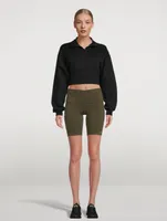 High-Waisted Biker Shorts