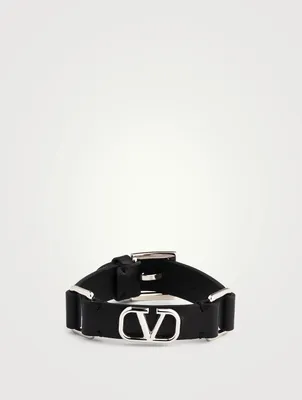 VLOGO Leather Bracelet
