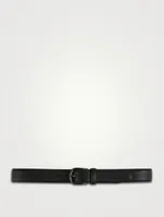 Grained Leather Belt