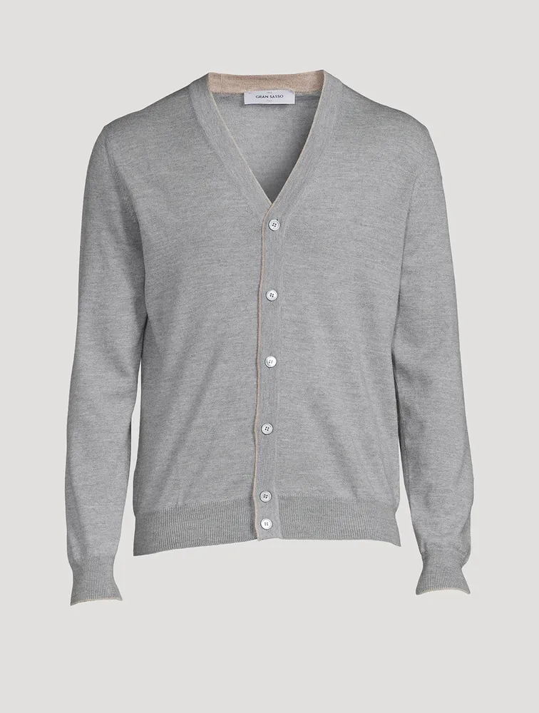 Wool V-Neck Cardigan