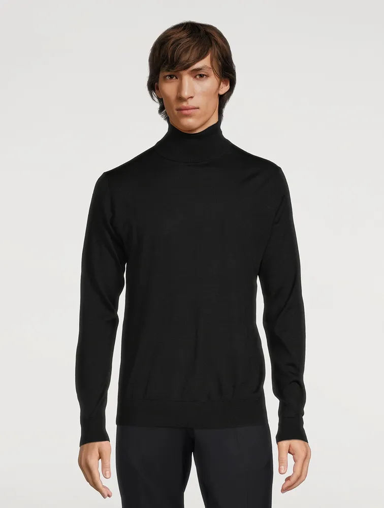 Montrose Wool Silk And Cashmere Turtleneck Sweater