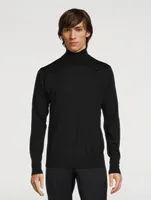 Montrose Wool Silk And Cashmere Turtleneck Sweater