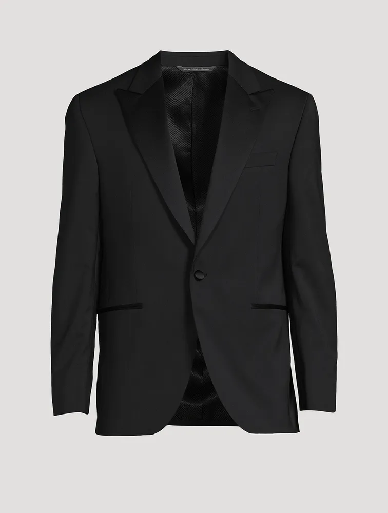 Elwood Wool Peak Lapel Tuxedo Jacket