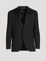 Elwood Wool Peak Lapel Tuxedo Jacket