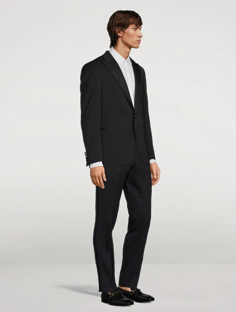 Elwood Wool Peak Lapel Tuxedo Jacket