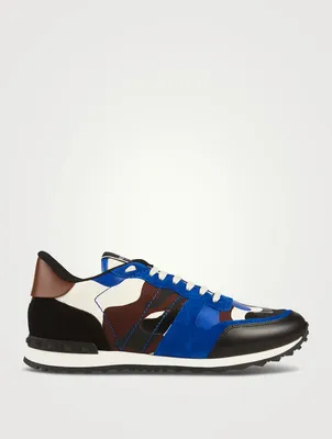 Rockrunner Leather Camouflage Sneakers