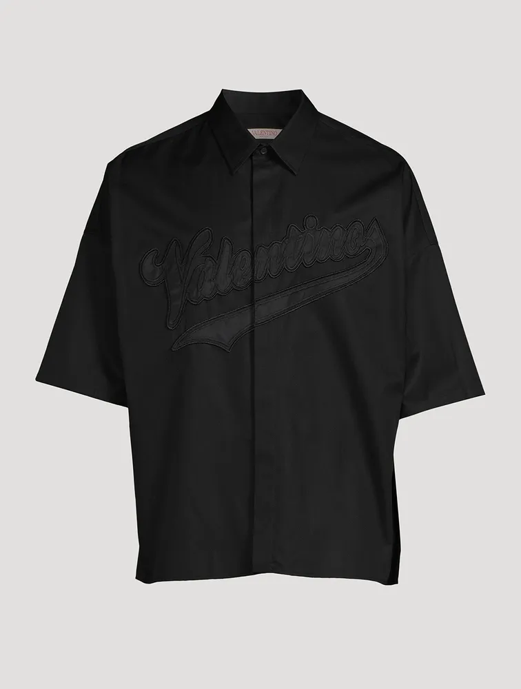 Cotton Short-Sleeve Shirt With Logo