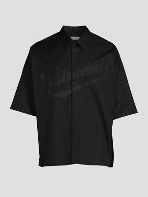 Cotton Short-Sleeve Shirt With Logo