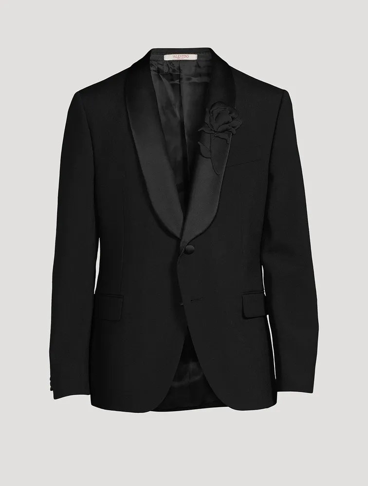 Mohair And Wool Smoking Jacket