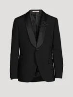 Mohair And Wool Smoking Jacket