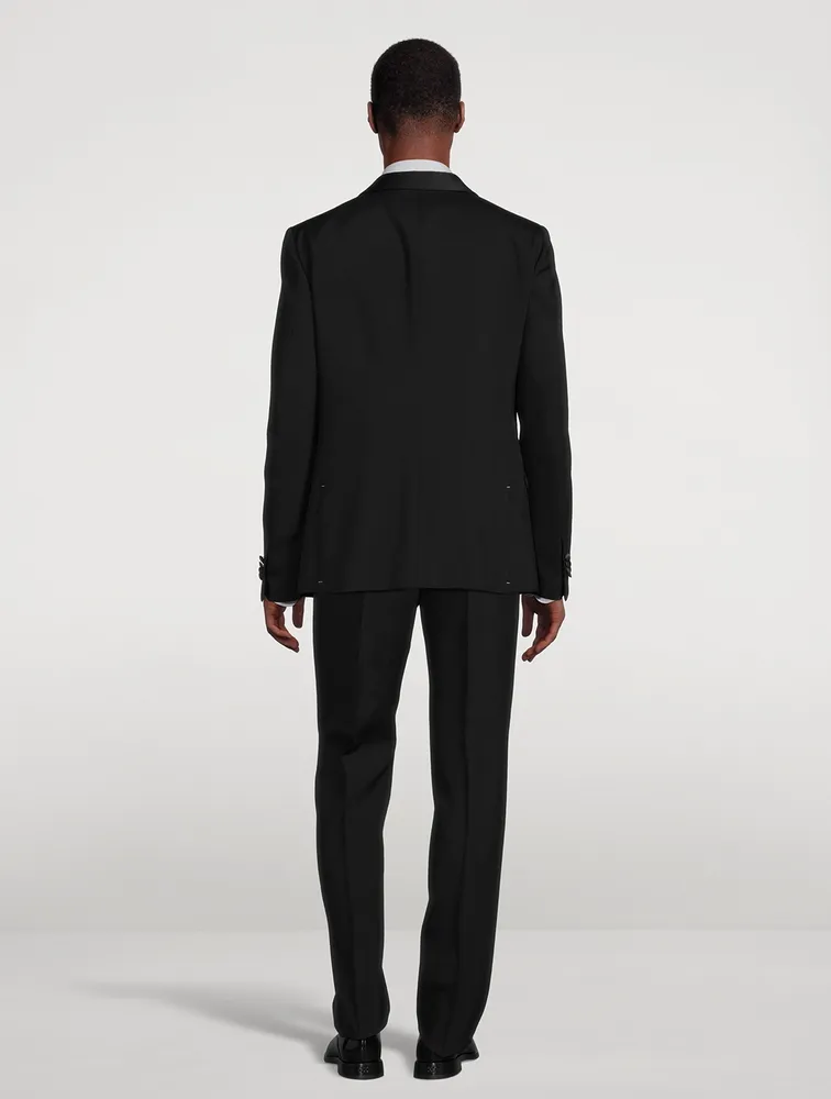 Mohair And Wool Smoking Jacket