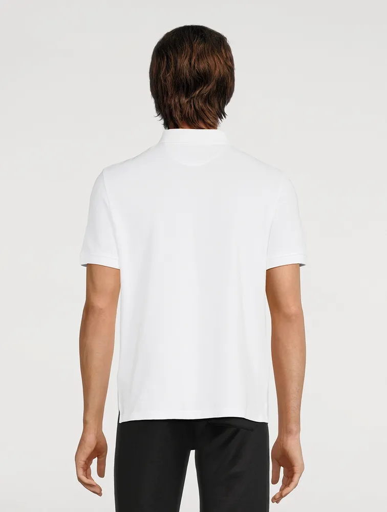 VLOGO Cotton Piqué Polo Shirt