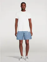 Cotton Shorts With Patch