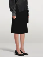 Double Gancini Leather Pumps