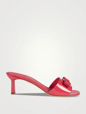 Vara Bow Patent Leather Mules