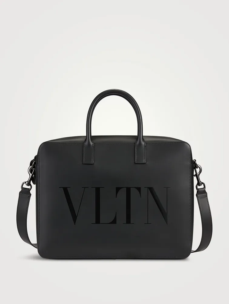 VLTN Leather Briefcase