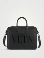 VLTN Leather Briefcase