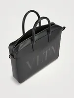 VLTN Leather Briefcase