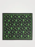 Silk Chiffon Skull Scarf