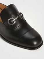 Gancini Leather Mules