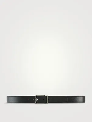 Adjustable Reversible Leather Belt