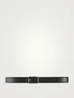 Adjustable Reversible Leather Belt