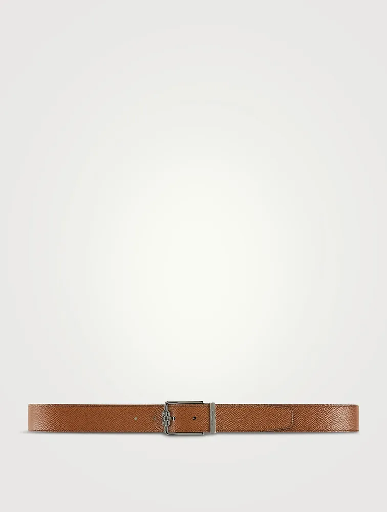 Adjustable Reversible Leather Belt