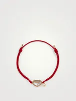 Yu Yi 18K Rose Gold String Bracelet With Diamond