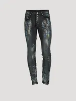 Iridescent Painter Slim-Fit Jeans