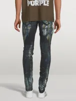 Iridescent Painter Slim-Fit Jeans