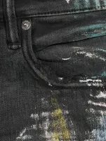 Iridescent Painter Slim-Fit Jeans