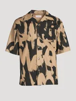 McQueen Graffiti Short-Sleeve Shirt