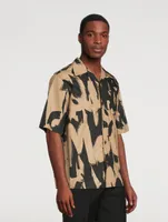 McQueen Graffiti Short-Sleeve Shirt