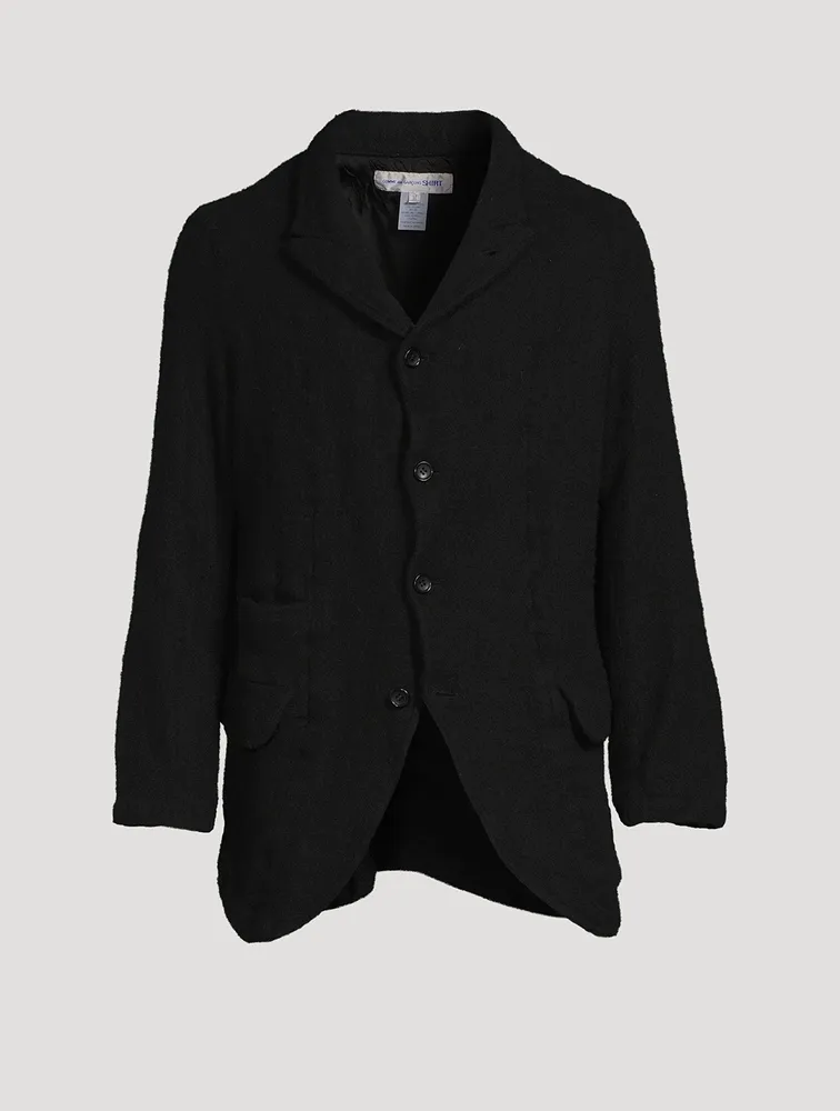 Wool Single-Breasted Jacket