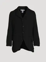 Wool Single-Breasted Jacket