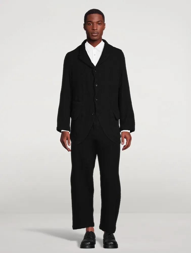 Wool Single-Breasted Jacket