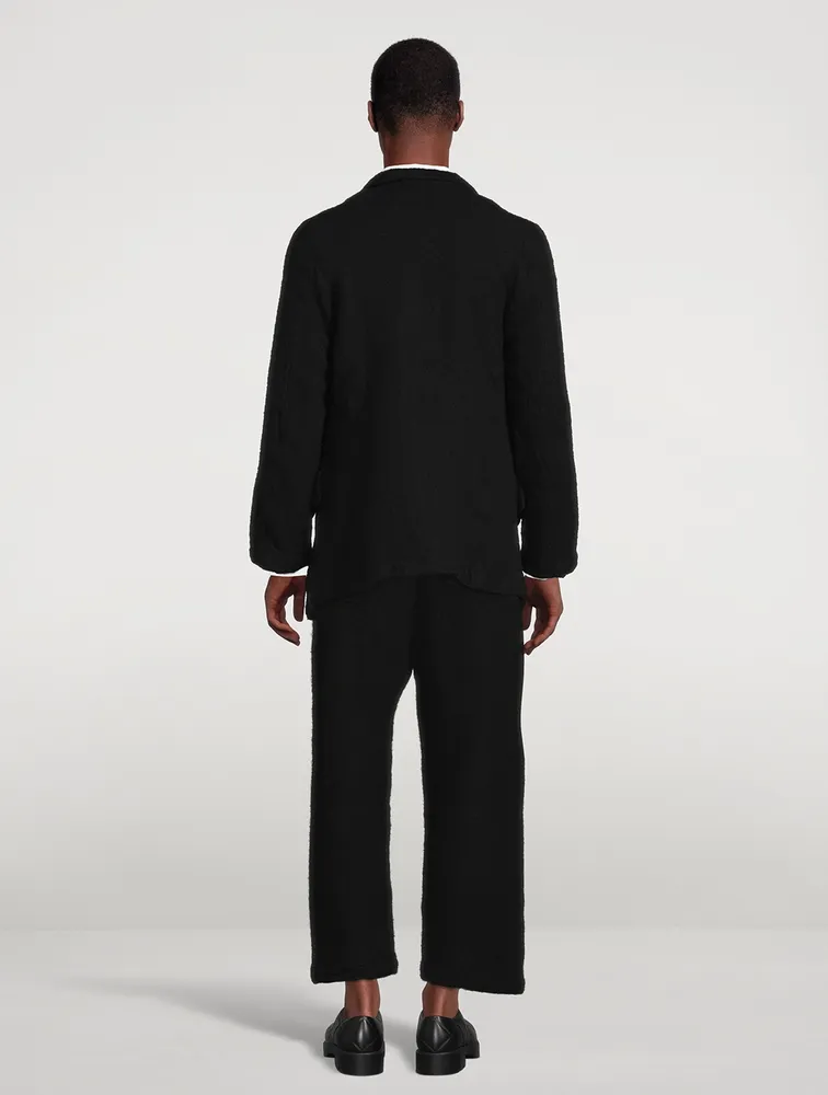 Wool Single-Breasted Jacket