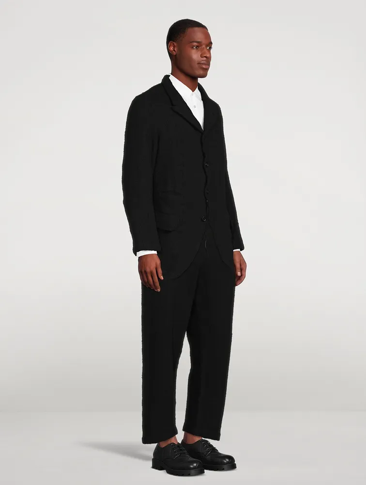 Wool Single-Breasted Jacket