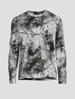 Barb Wire Cotton Long-Sleeve T-Shirt