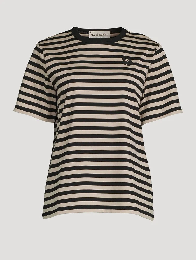 Tasaraita Relaxed T-Shirt Stripe Print