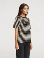 Tasaraita Relaxed T-Shirt Stripe Print