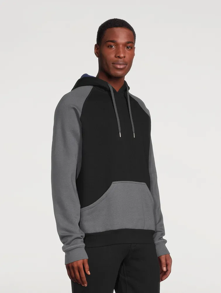 Cotton-Blend Colourblock Hoodie