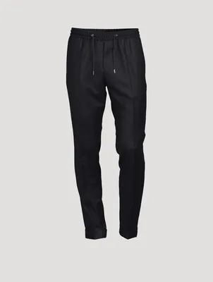 Wool And Cashmere Drawstring Pants