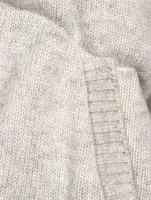 Matignon Cashmere-Knit Down Puffer Jacket