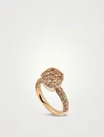 Nudo Classic Solitaire Ring With Diamonds