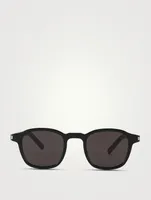SL 549 Slim Round Sunglasses